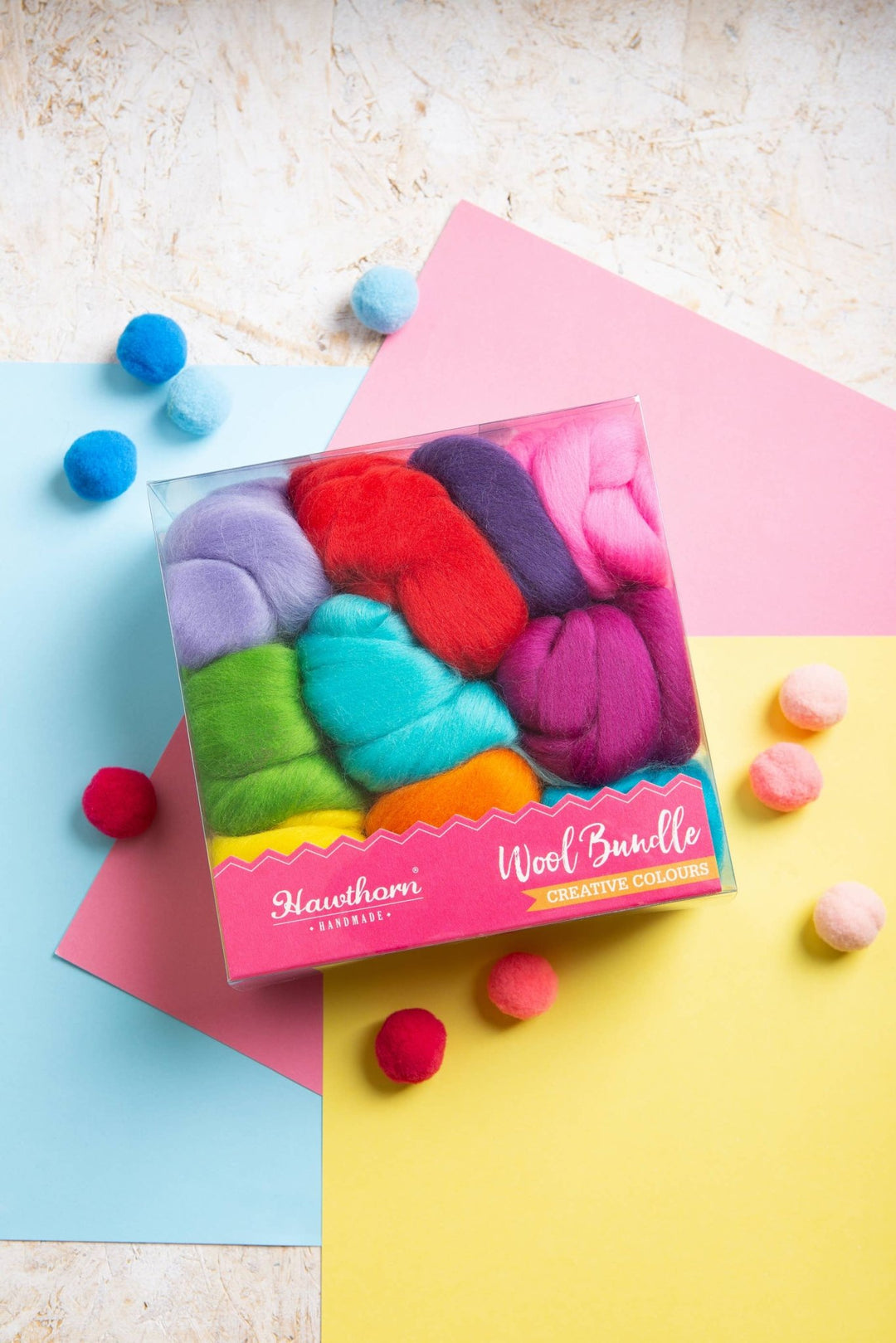 Brights Wool Bundle | Felting and Fibre Crafts - Violet Elizabeth - Haberdashery