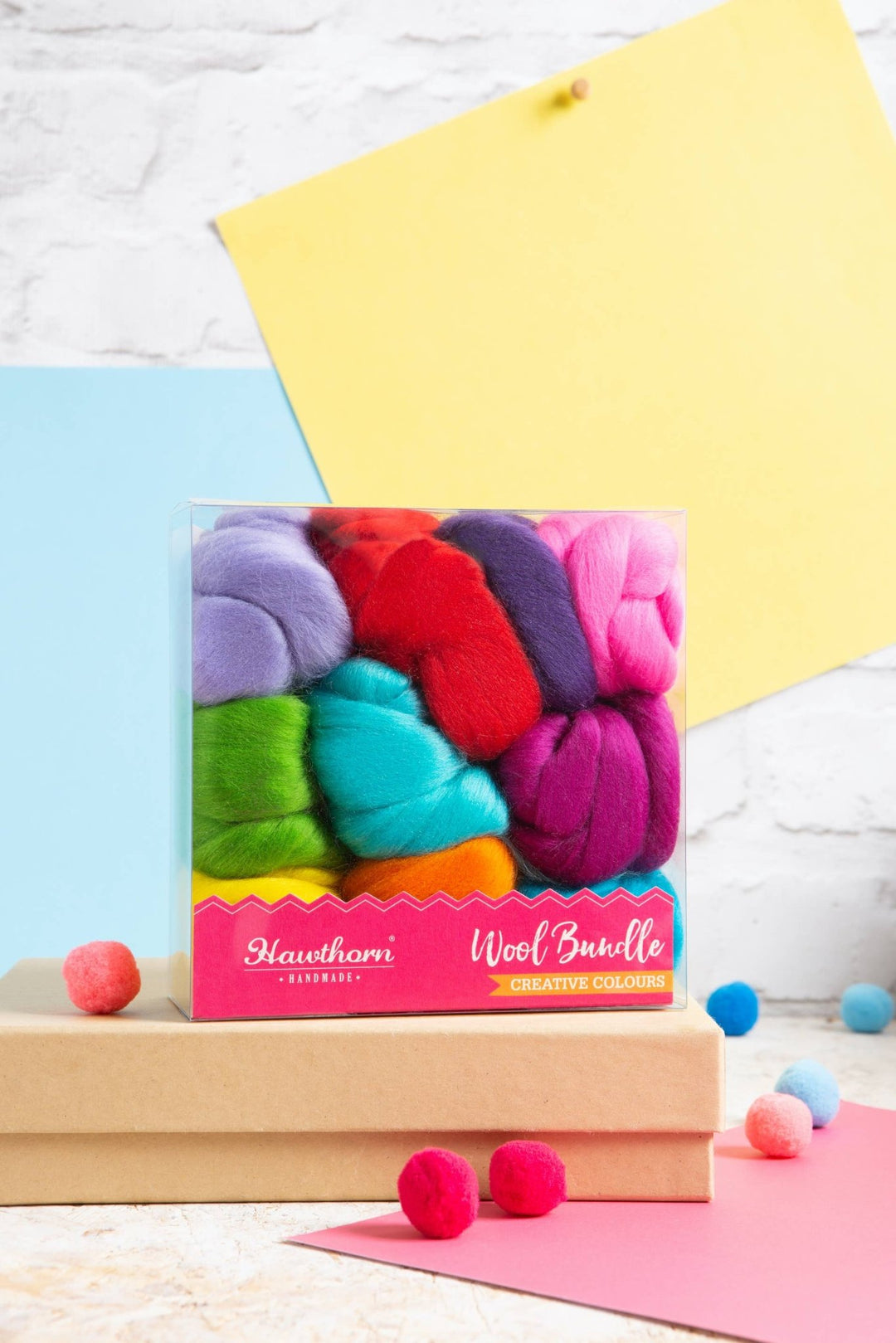 Brights Wool Bundle | Felting and Fibre Crafts - Violet Elizabeth - Haberdashery