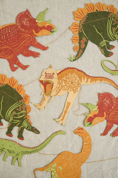 Dinosaurs Sewn Garland (Original)