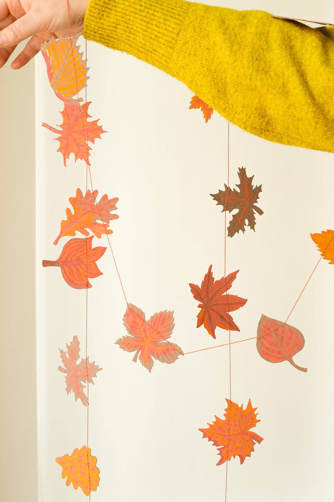 UK/EU: Autumn Leaves Sewn Garland