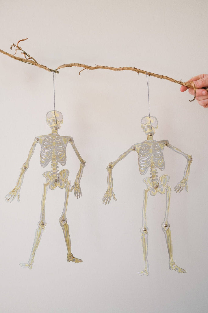UK/EU: Dancing Skeletons Paper Ornaments