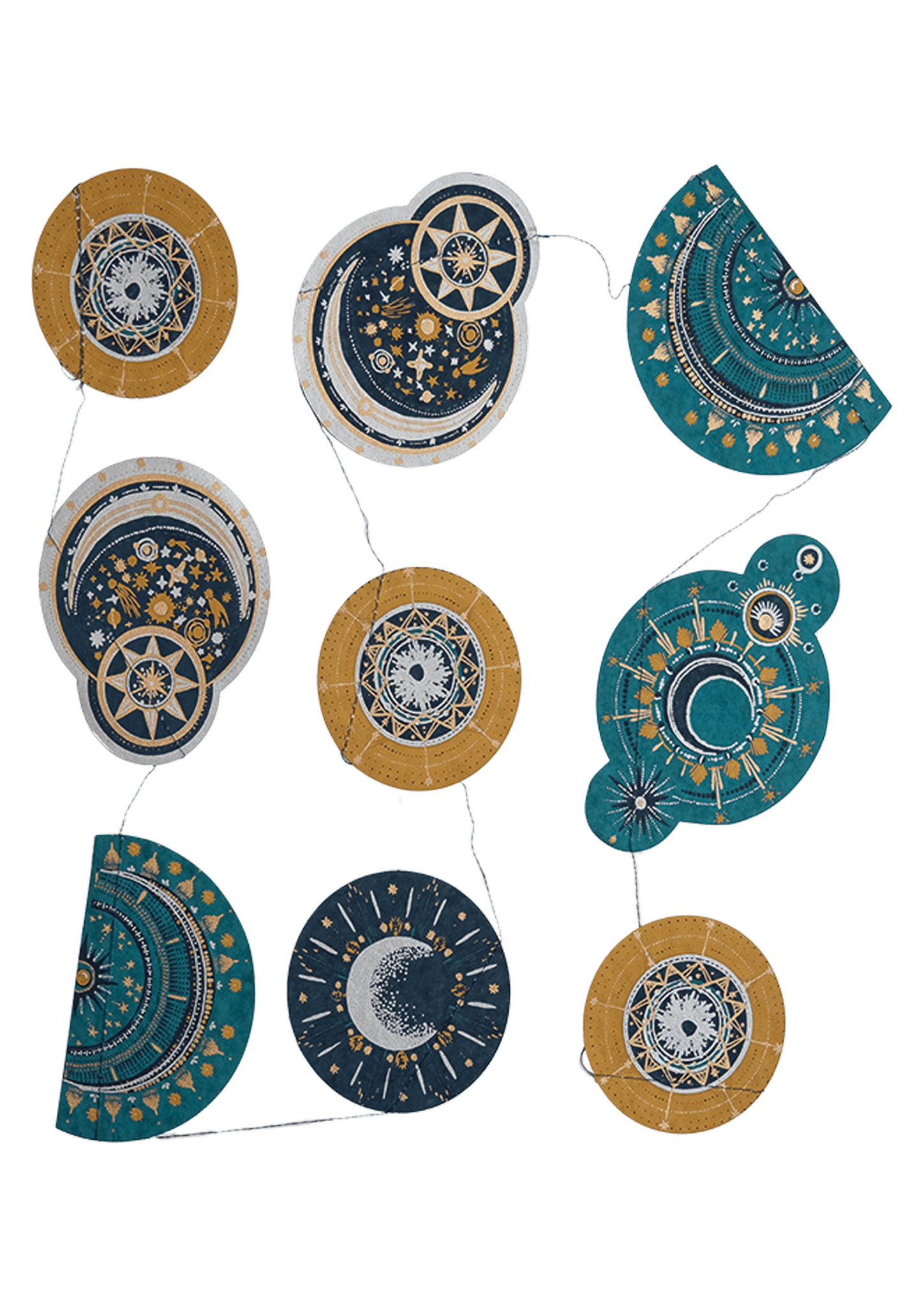 Celestial Vertical Wall Hanging - Violet Elizabeth - 
