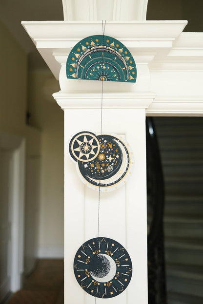 Celestial Vertical Wall Hanging - Violet Elizabeth - 