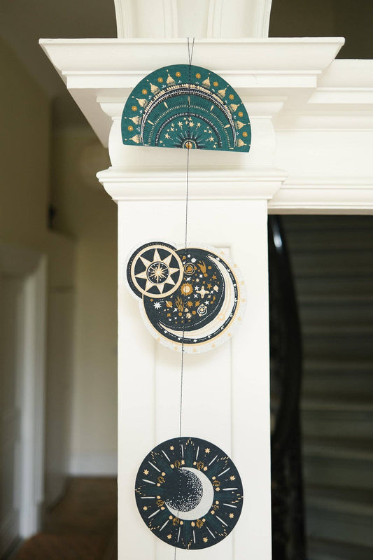 Celestial Vertical Wall Hanging - Violet Elizabeth - 