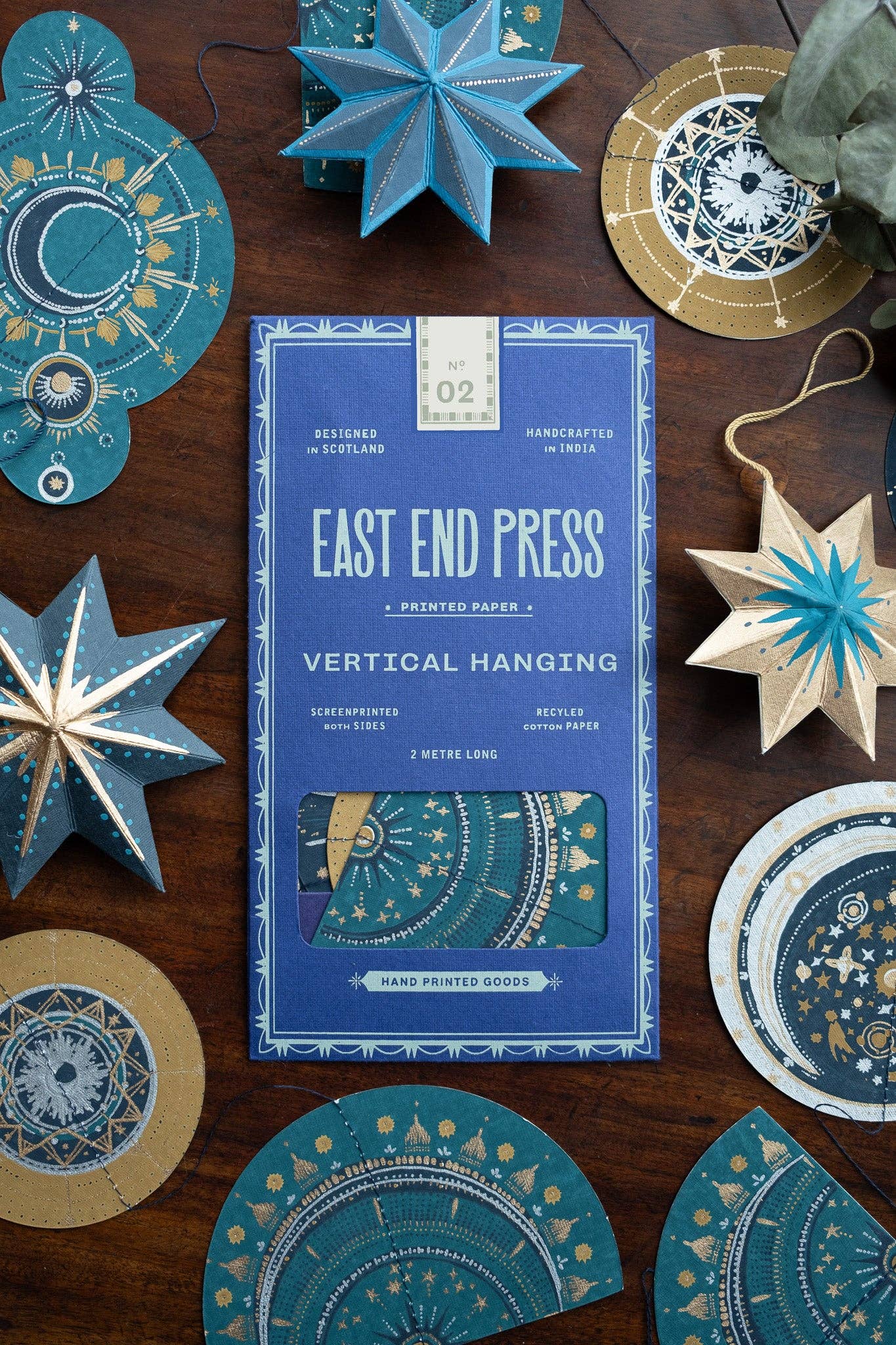 Celestial Vertical Wall Hanging - Violet Elizabeth - 