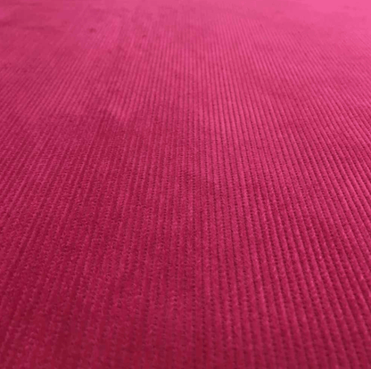 Cerise 8 wale cotton corduroy fabric - Violet Elizabeth - Haberdashery