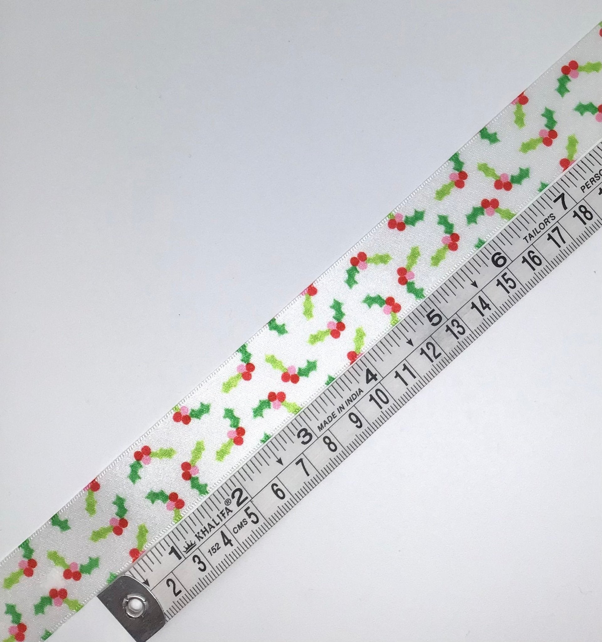 Christmas holly ribbon - Violet Elizabeth - Haberdashery