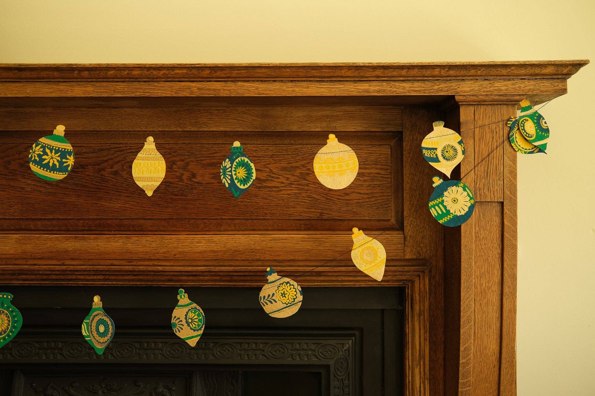 Christmas Ornaments Sewn Garland - Violet Elizabeth - 