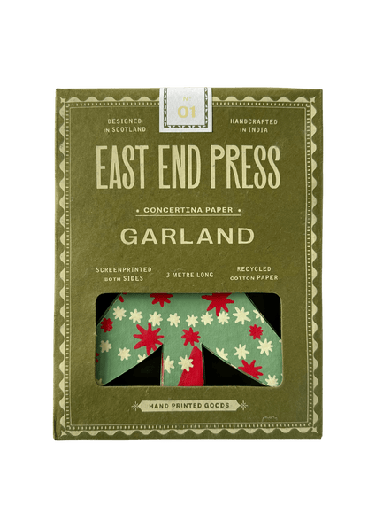 Christmas Trees Concertina Garland - Violet Elizabeth - 