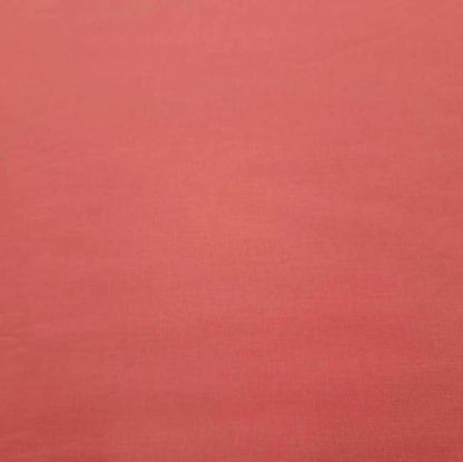 Coral Plain Quilting Cotton - Violet Elizabeth - Haberdashery