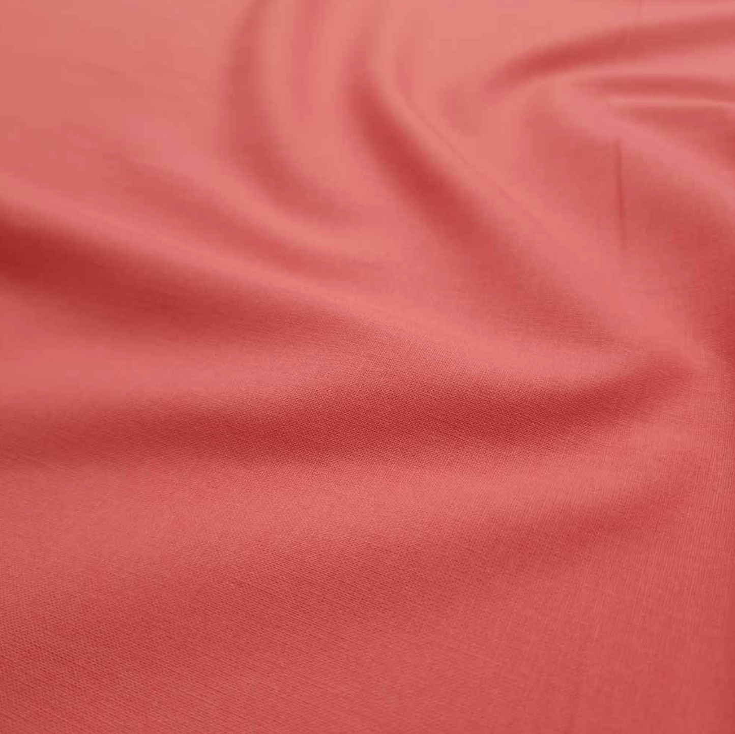 Coral Plain Quilting Cotton - Violet Elizabeth - Haberdashery