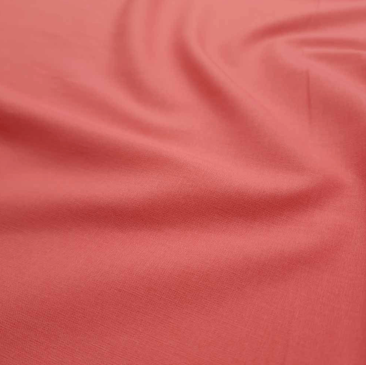 Coral Plain Quilting Cotton - Violet Elizabeth - Haberdashery