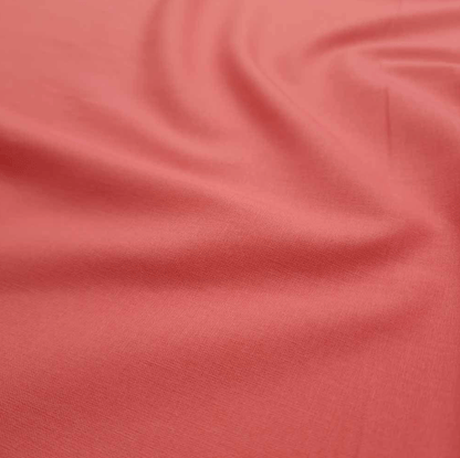 Coral Plain Quilting Cotton - Violet Elizabeth - Haberdashery