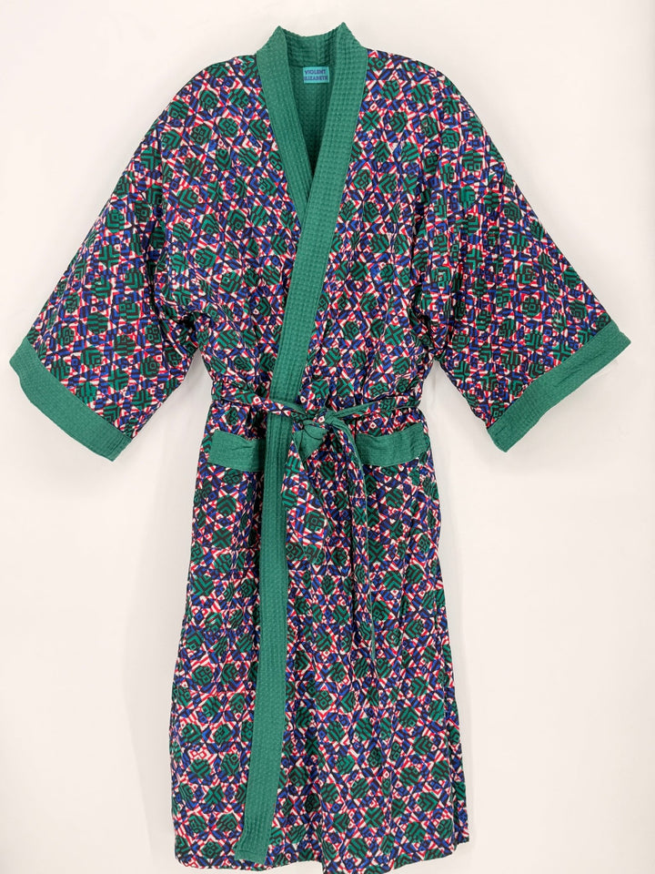 Cotton Waffle Robe - Violet Elizabeth - Clothing