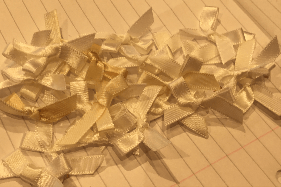 Creamy bows - Violet Elizabeth - Haberdashery