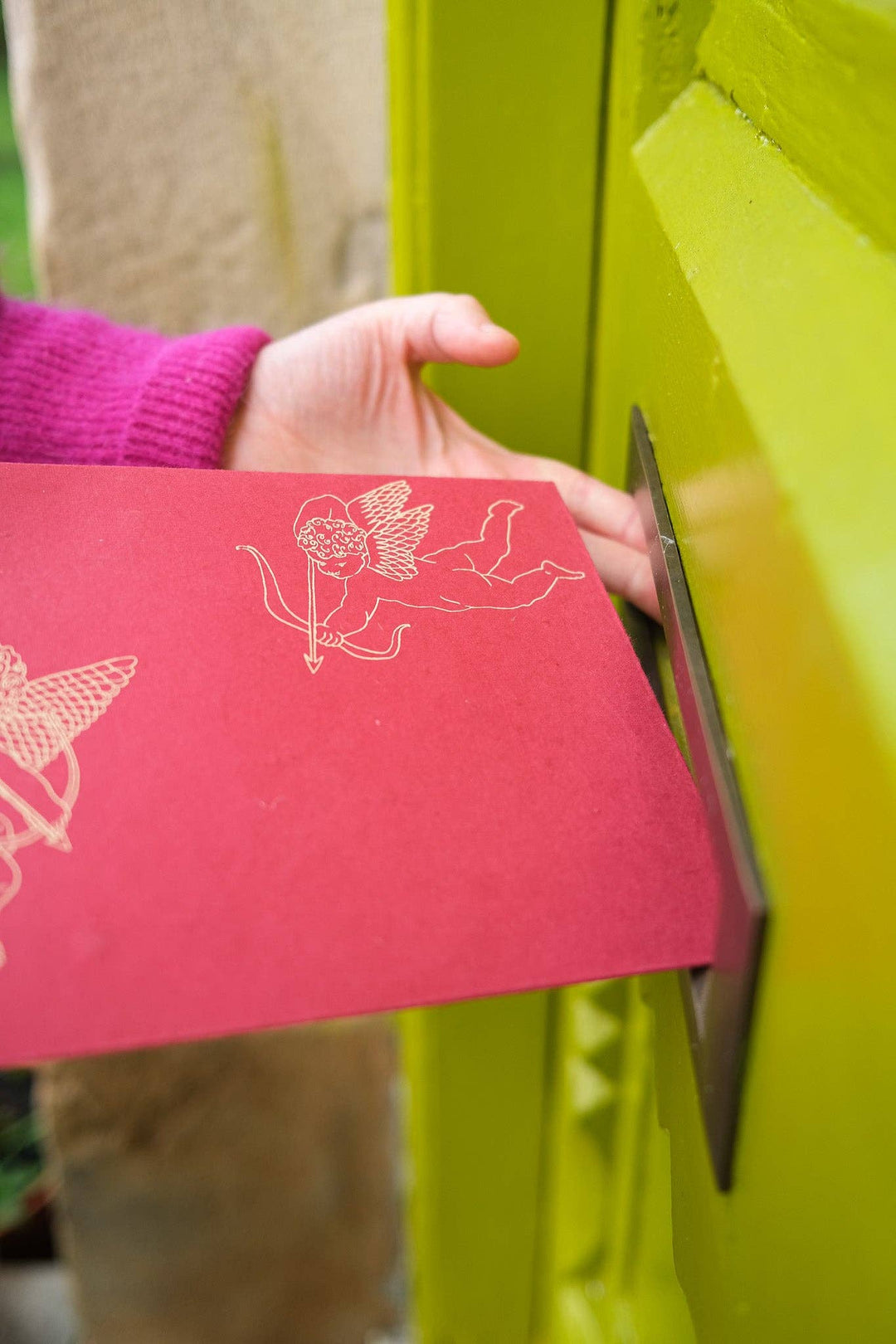 Cupid Concertina Greeting Card - Violet Elizabeth - 