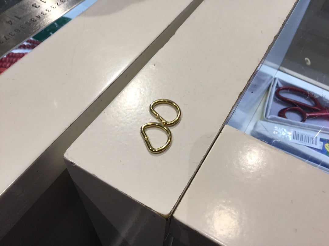 D ring 15mm - Violet Elizabeth - Haberdashery