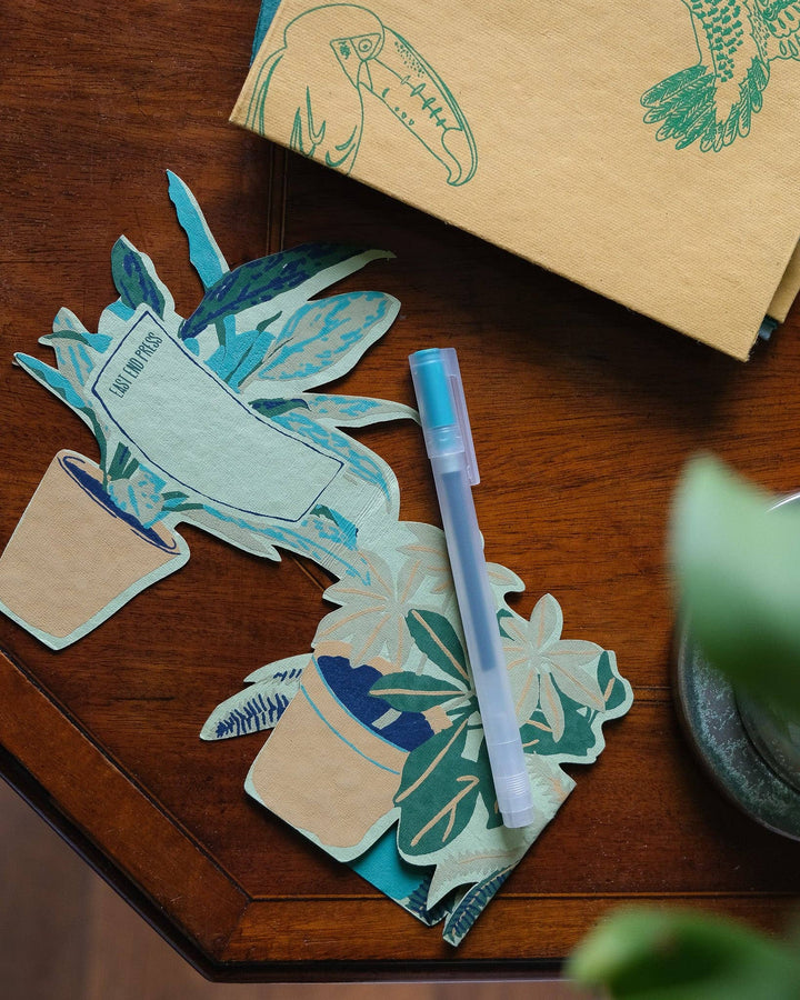 UK/EU: Plant Pot Concertina Greeting Card