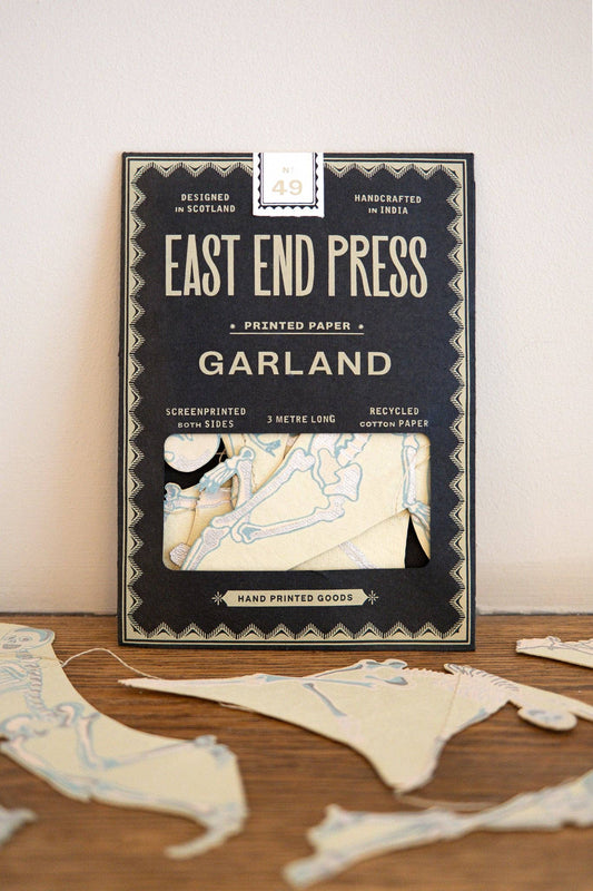 Dancing Skeletons Sewn Garland - Violet Elizabeth - 