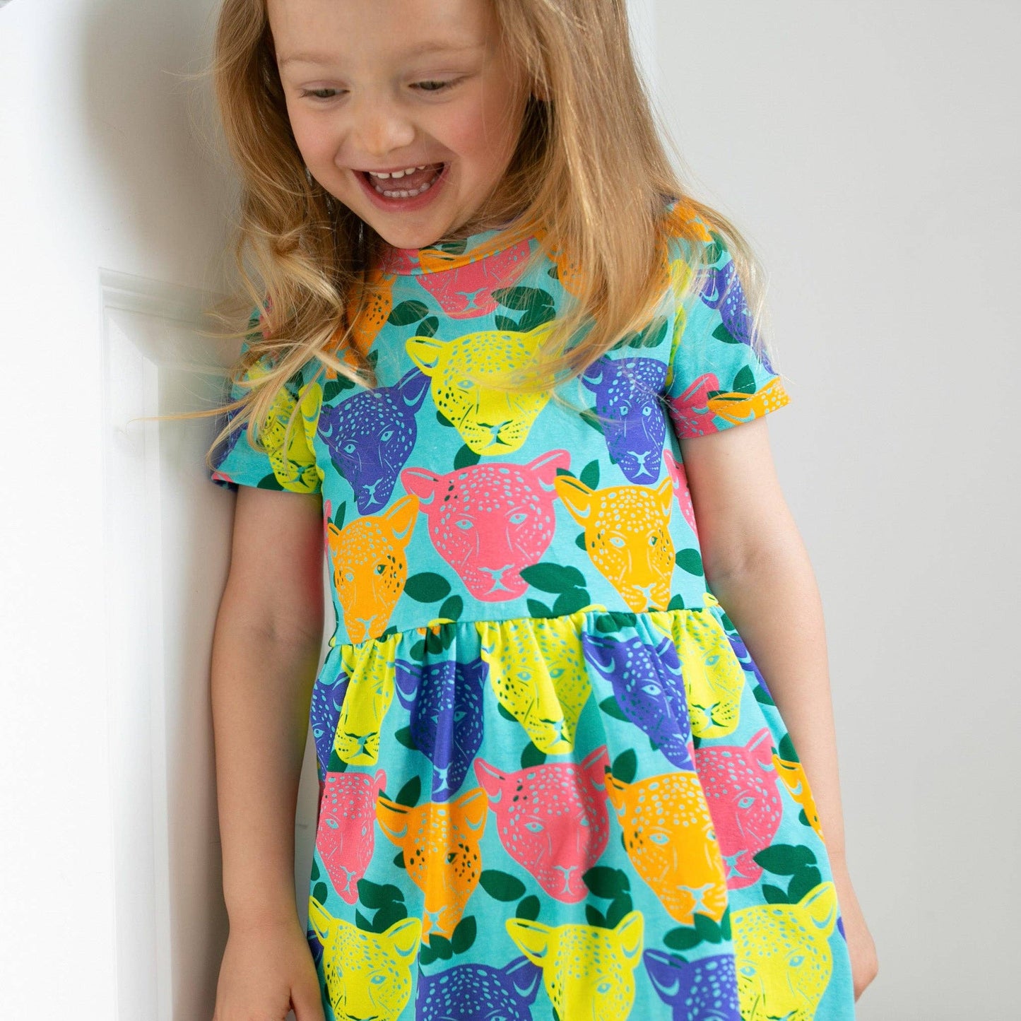 Luminous Leopard Dress: 1-2 Y