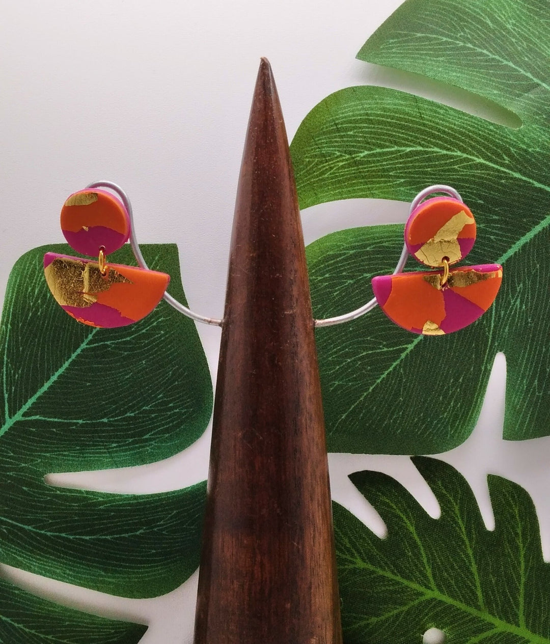 Desert Glow Mini Boat Earrings - Violet Elizabeth - Jewellery