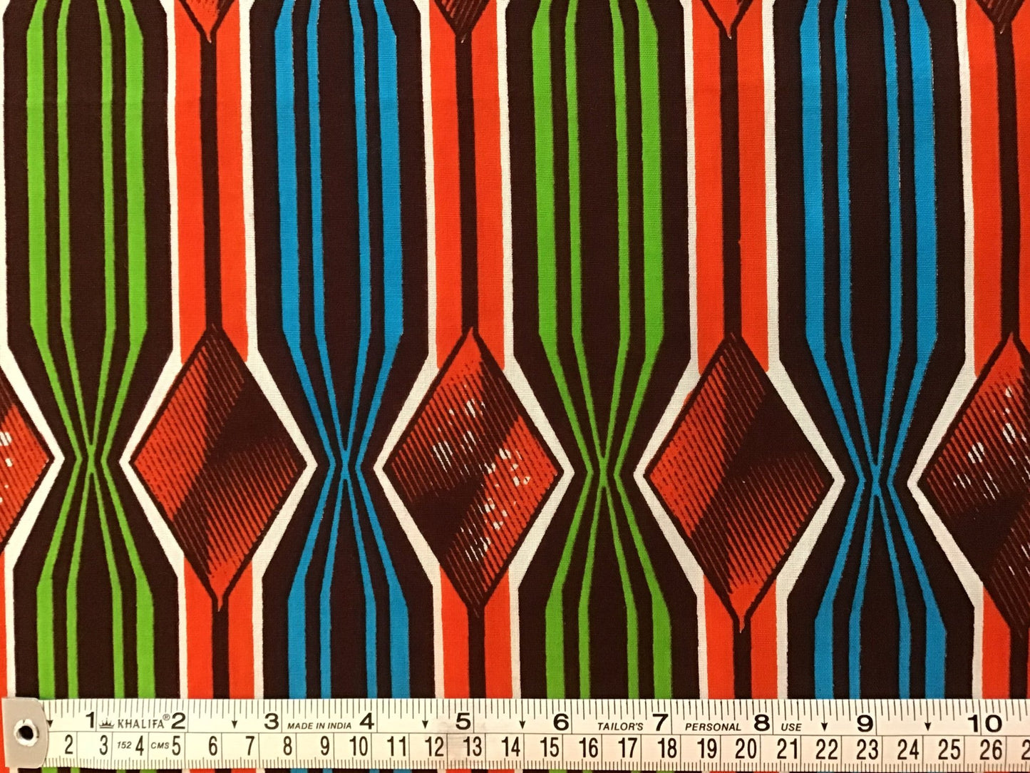 Diamond Geezer Wax print fabric - Violet Elizabeth - Haberdashery