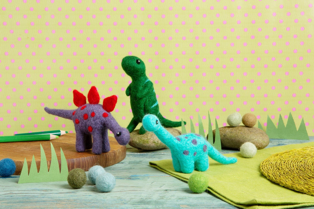 Diplodocus Mini Needle Felting Kit | Beginner Craft Kit - Violet Elizabeth - Haberdashery