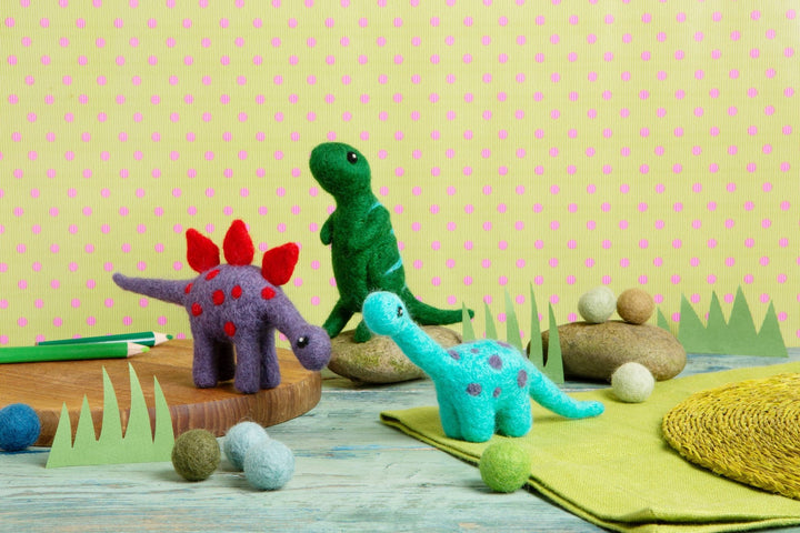 Diplodocus Mini Needle Felting Kit | Beginner Craft Kit - Violet Elizabeth - Haberdashery