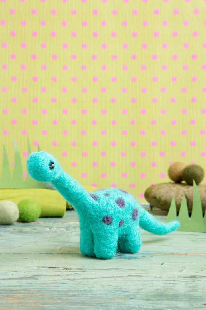 Diplodocus Mini Needle Felting Kit | Beginner Craft Kit - Violet Elizabeth - Haberdashery
