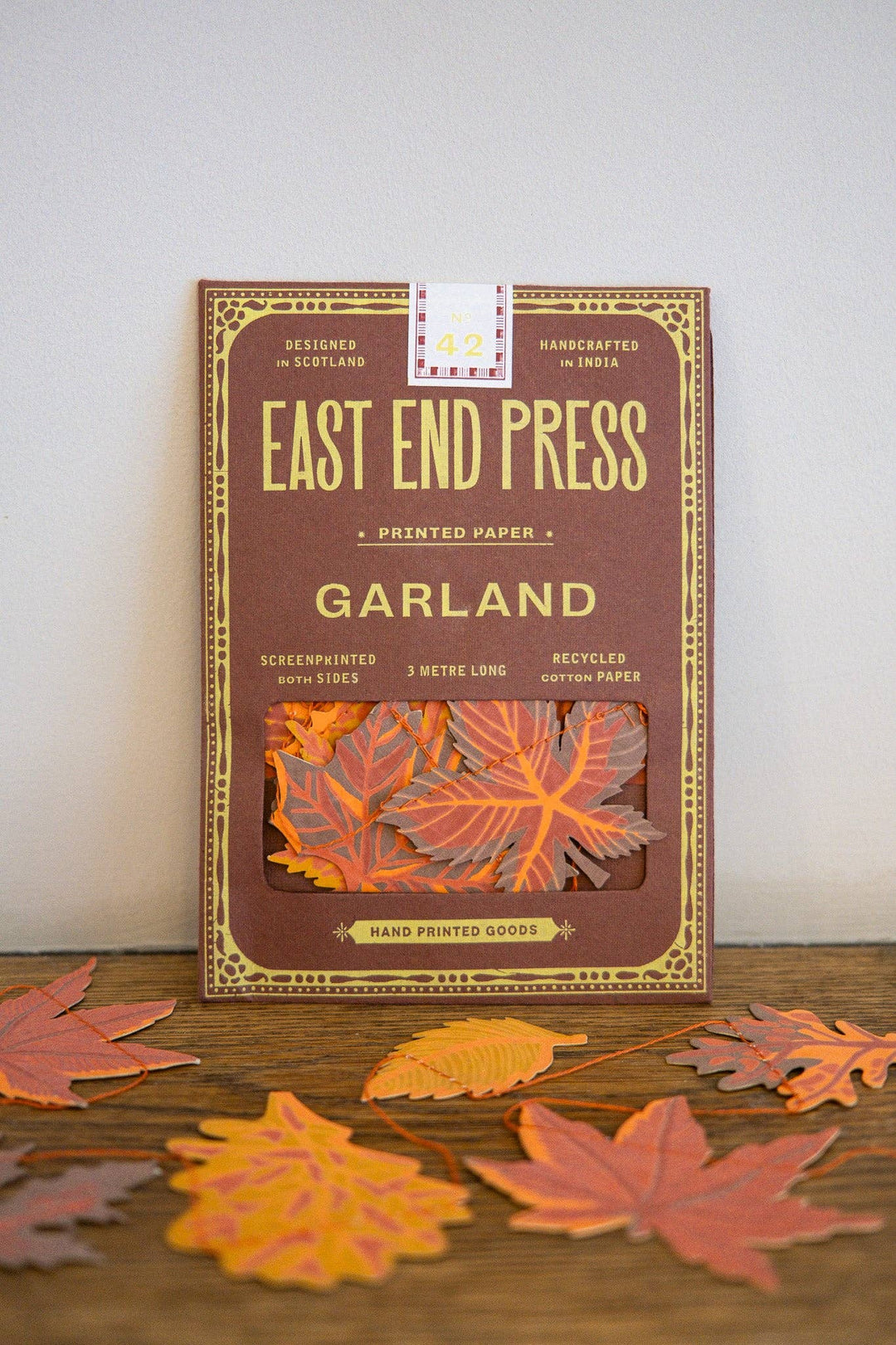 UK/EU: Autumn Leaves Sewn Garland