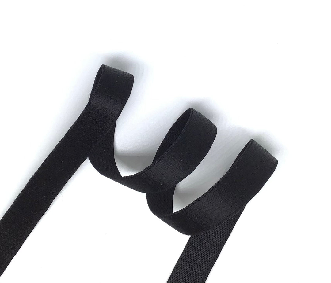 Elastic black for strapping 12 mm - Violet Elizabeth - Haberdashery