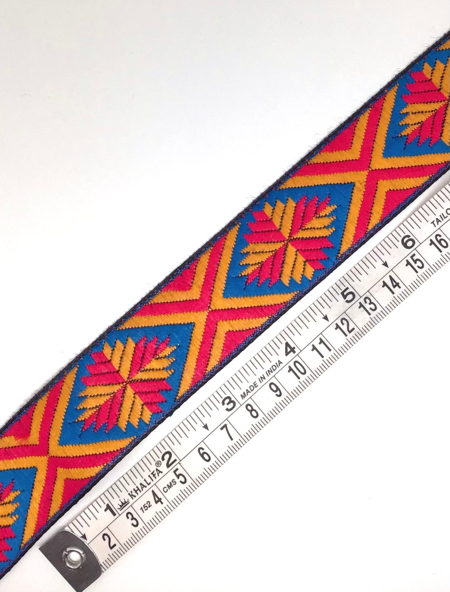 Embellished ribbon trim 30mm - Violet Elizabeth - Haberdashery