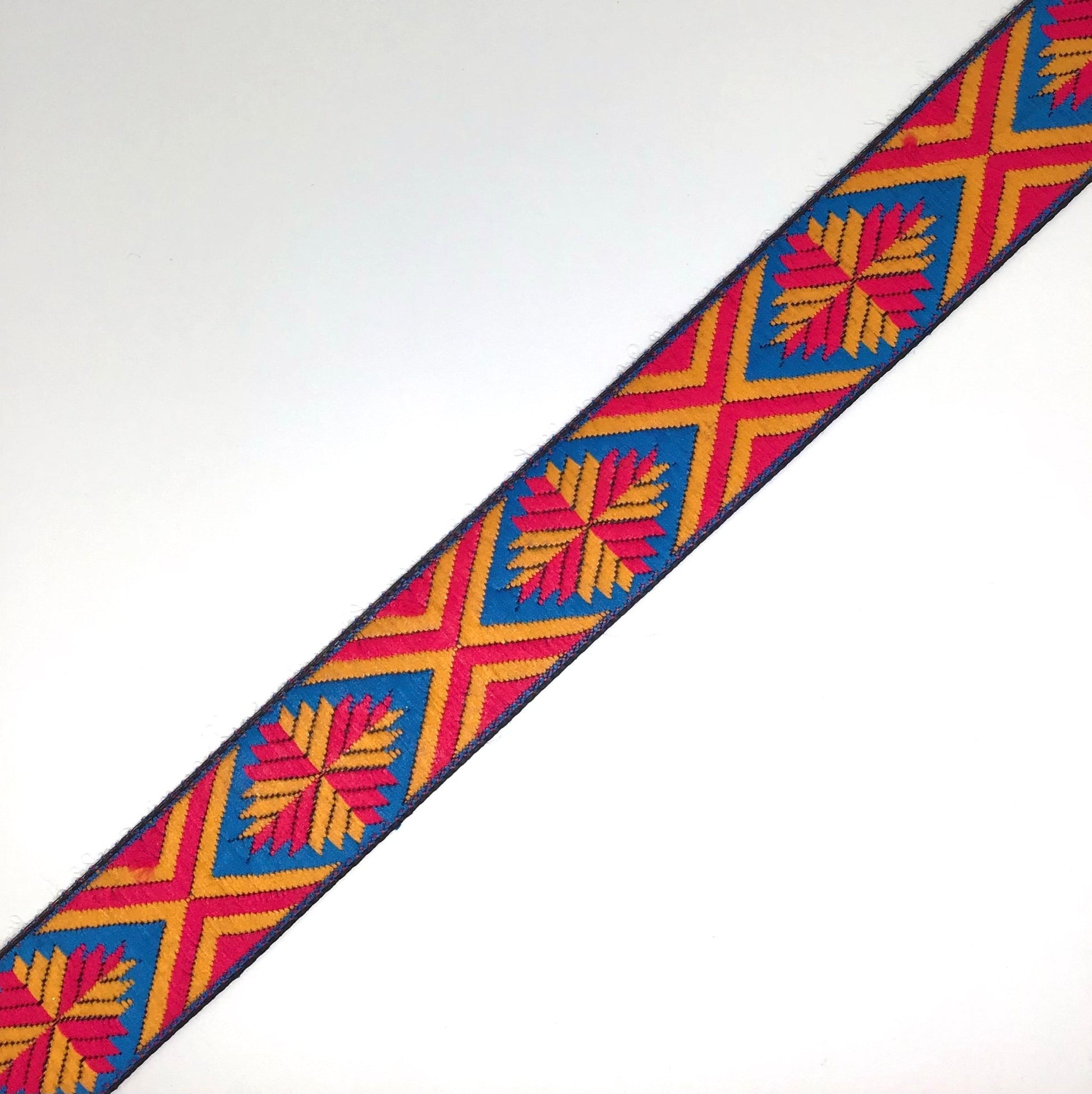 Embellished ribbon trim 30mm - Violet Elizabeth - Haberdashery