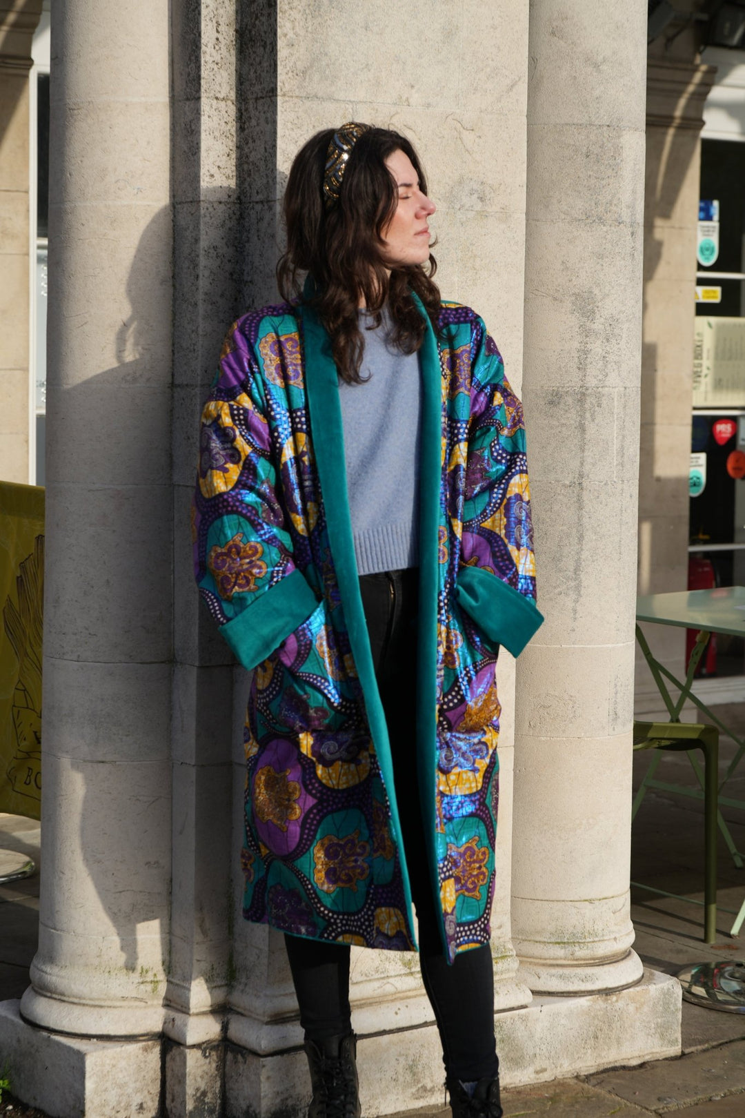Emerald City Disco Velvet Coat - Violet Elizabeth - Clothing