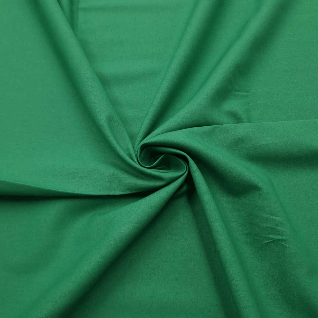 Emerald Plain Quilting Cotton - Violet Elizabeth - Haberdashery