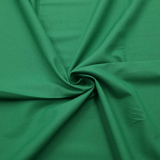 Emerald Plain Quilting Cotton - Violet Elizabeth - Haberdashery