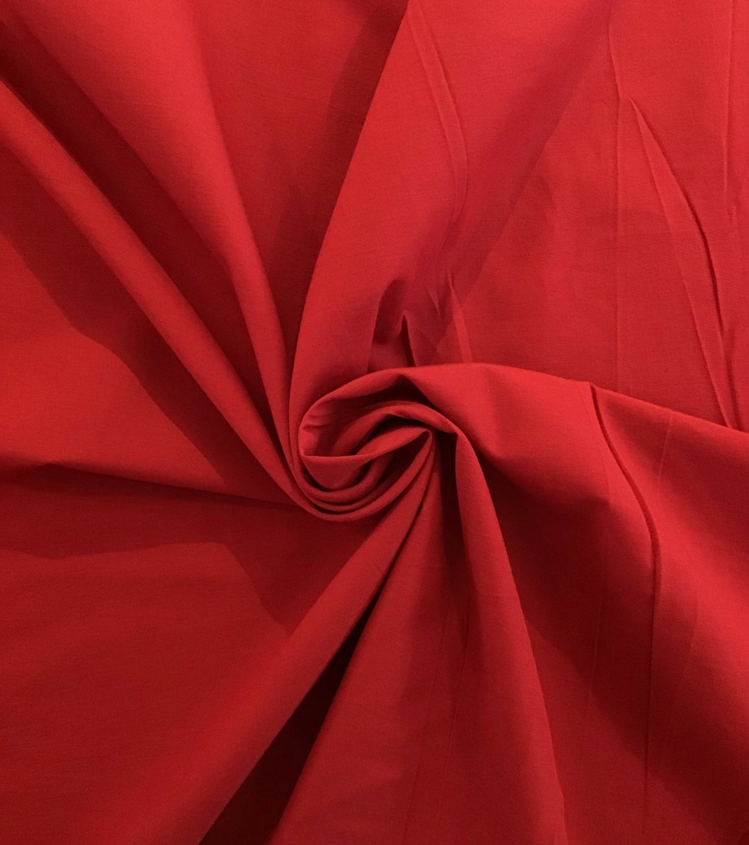 Equestrian Red Plain coloured Fabric 100% Cotton - Violet Elizabeth - Haberdashery