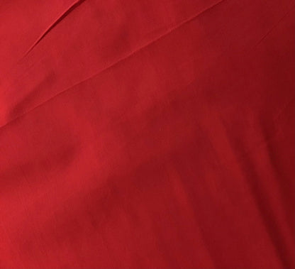 Equestrian Red Plain coloured Fabric 100% Cotton - Violet Elizabeth - Haberdashery