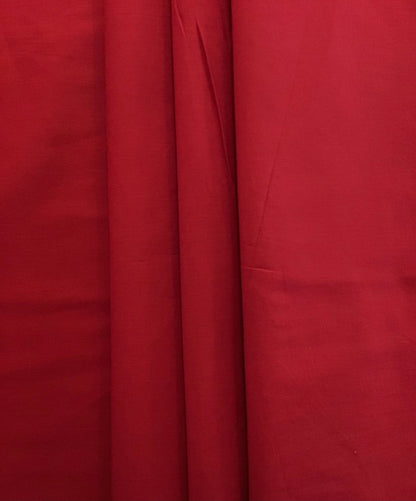Equestrian Red Plain coloured Fabric 100% Cotton - Violet Elizabeth - Haberdashery
