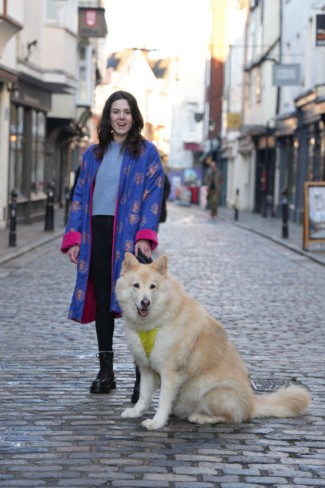 Fabulously Fuchsia Velvet Coat - Violet Elizabeth - Clothing