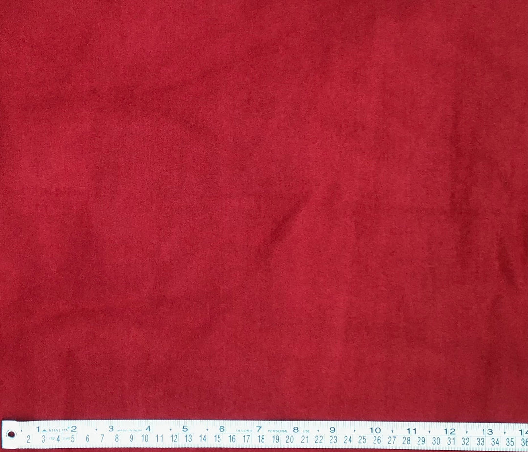 Fire engine red Recycled polyester & wool coating - Violet Elizabeth - Haberdashery