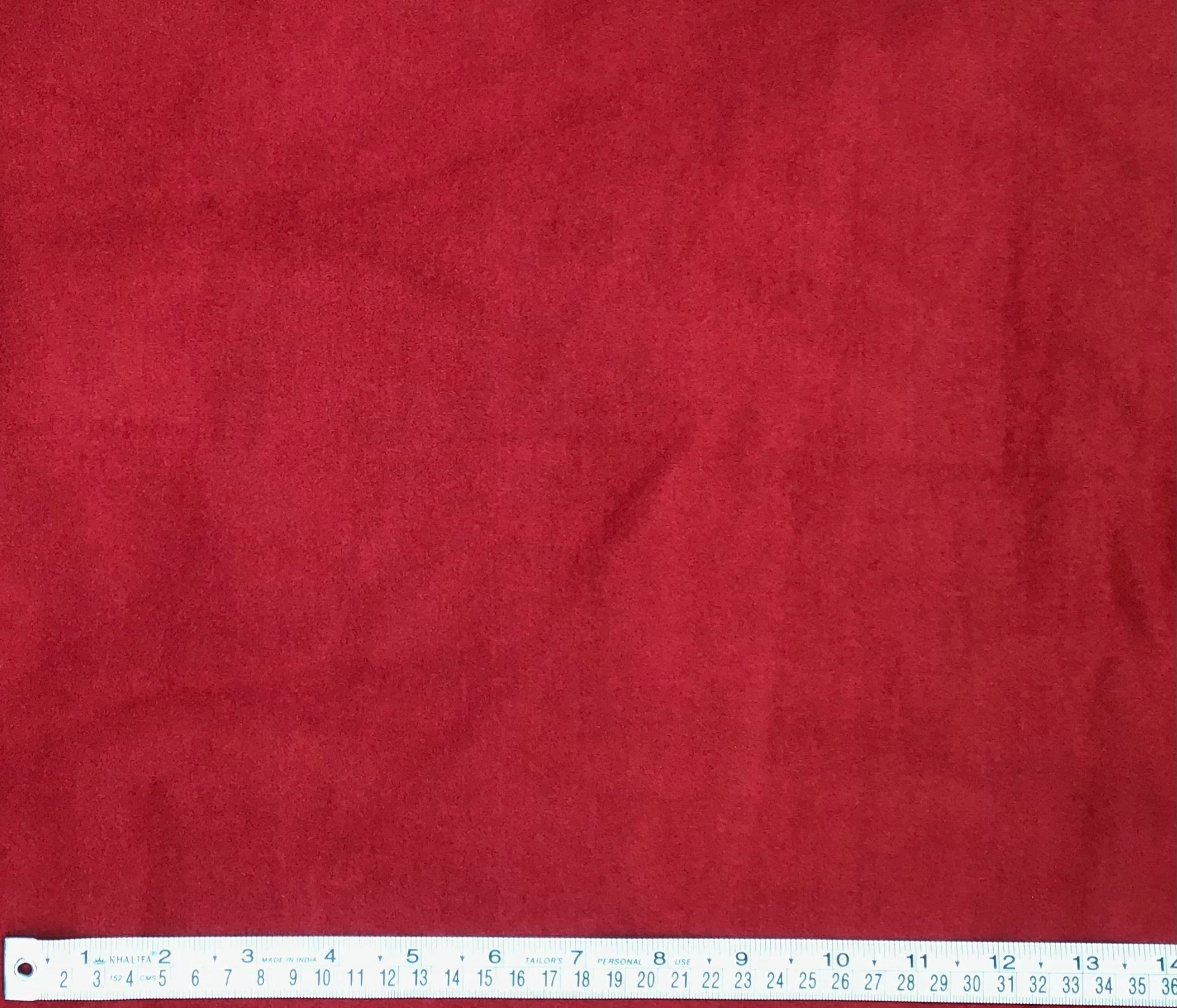 Fire engine red Recycled polyester & wool coating - Violet Elizabeth - Haberdashery