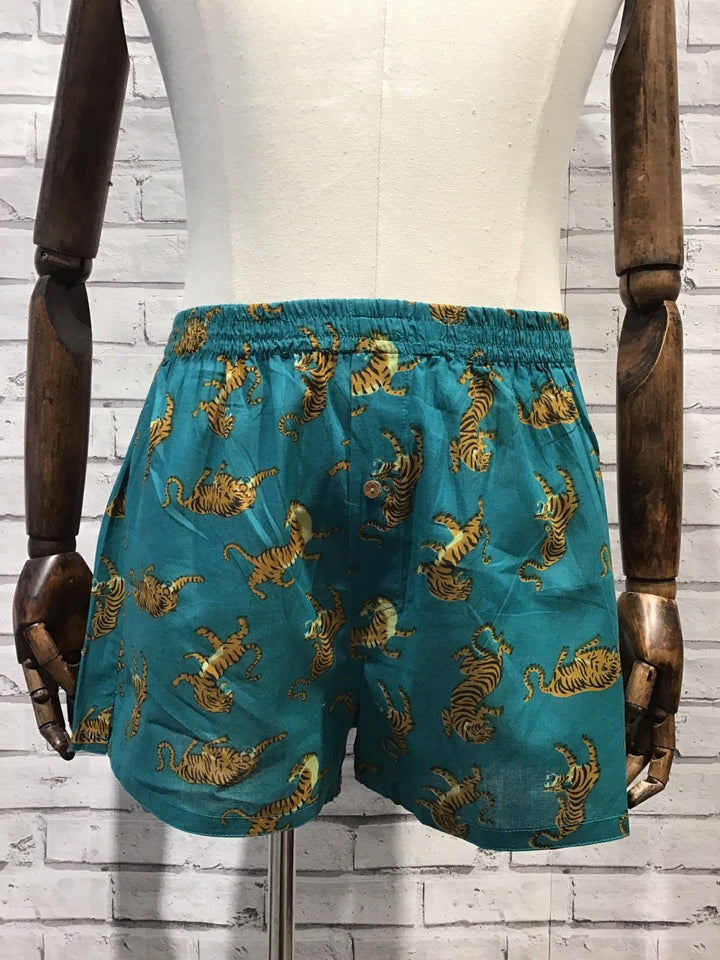 Printed Cotton Boxer Shorts