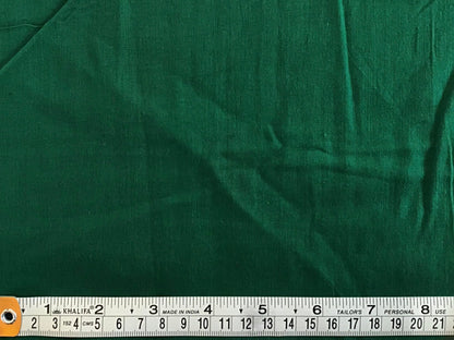 Forest Green Plain coloured Fabric 100% Cotton - Violet Elizabeth - Haberdashery