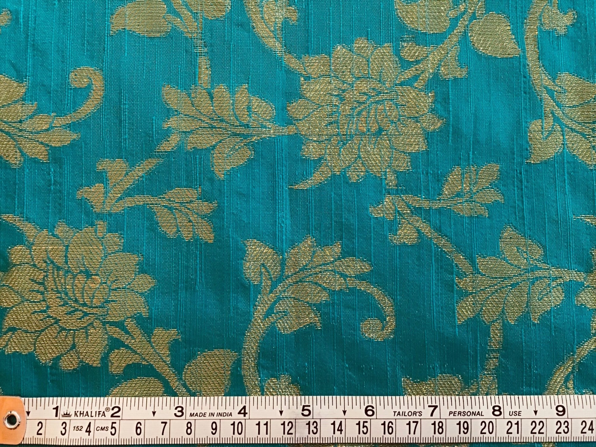 Green godess dupion brocade - Violet Elizabeth - Haberdashery