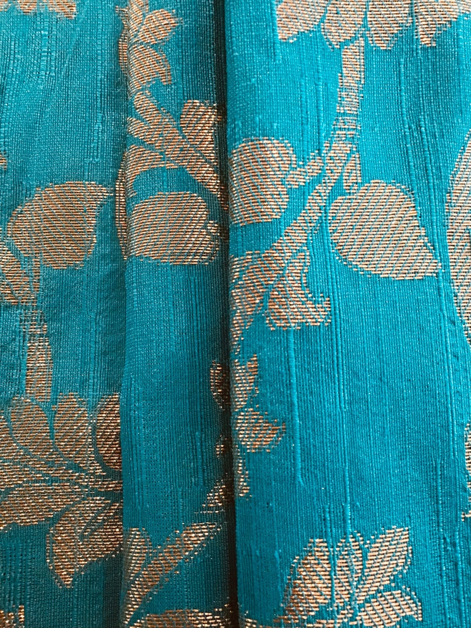 Green godess dupion brocade - Violet Elizabeth - Haberdashery