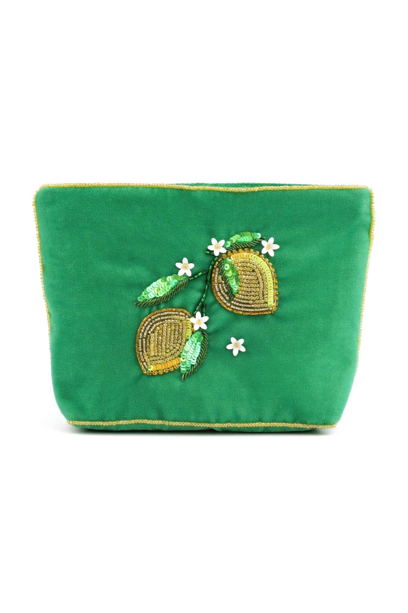 GREEN LEMON MEDIUM POUCH - Violet Elizabeth - 