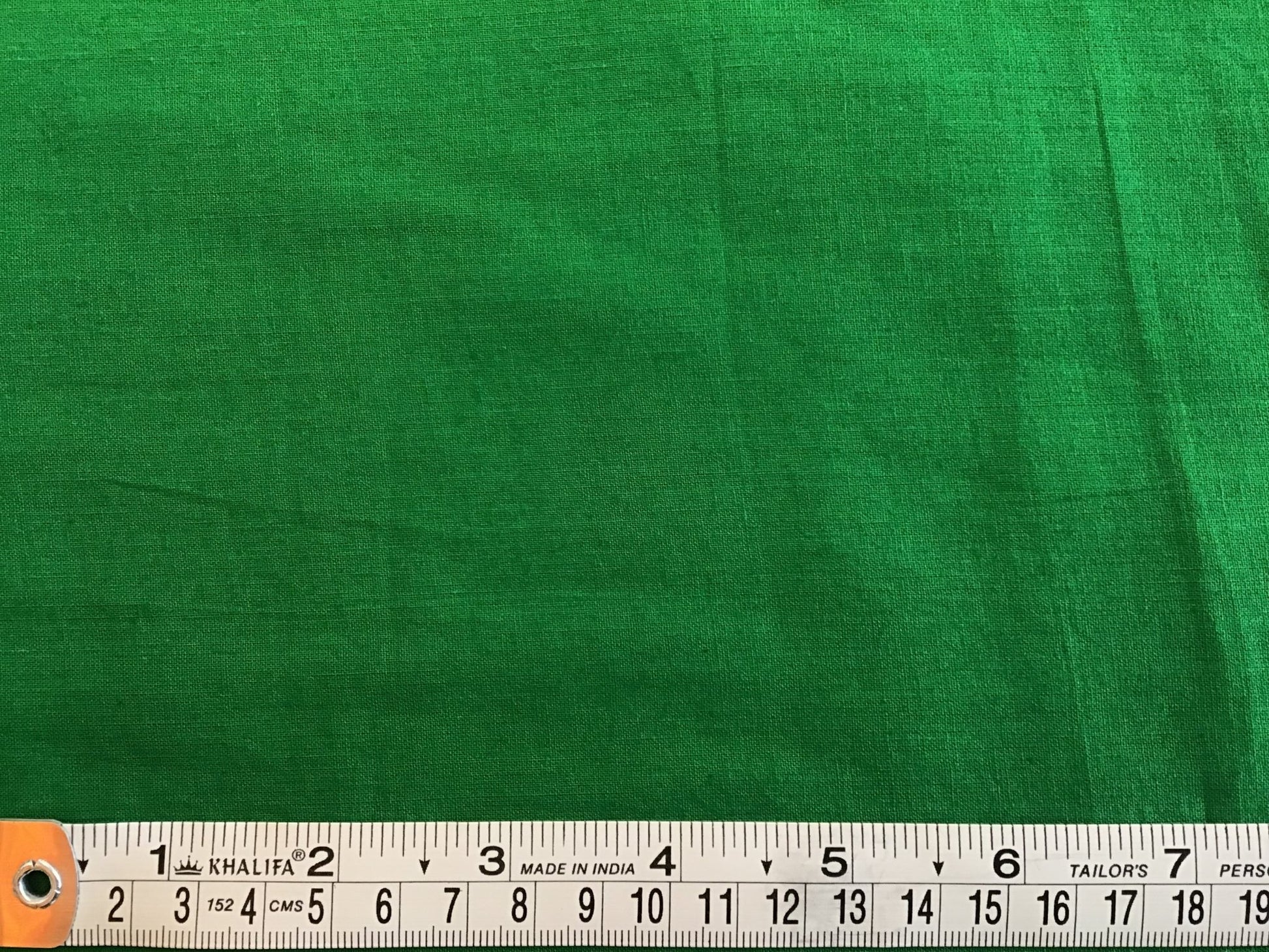 Green Plain coloured Fabric 100% Cotton - Violet Elizabeth - Haberdashery