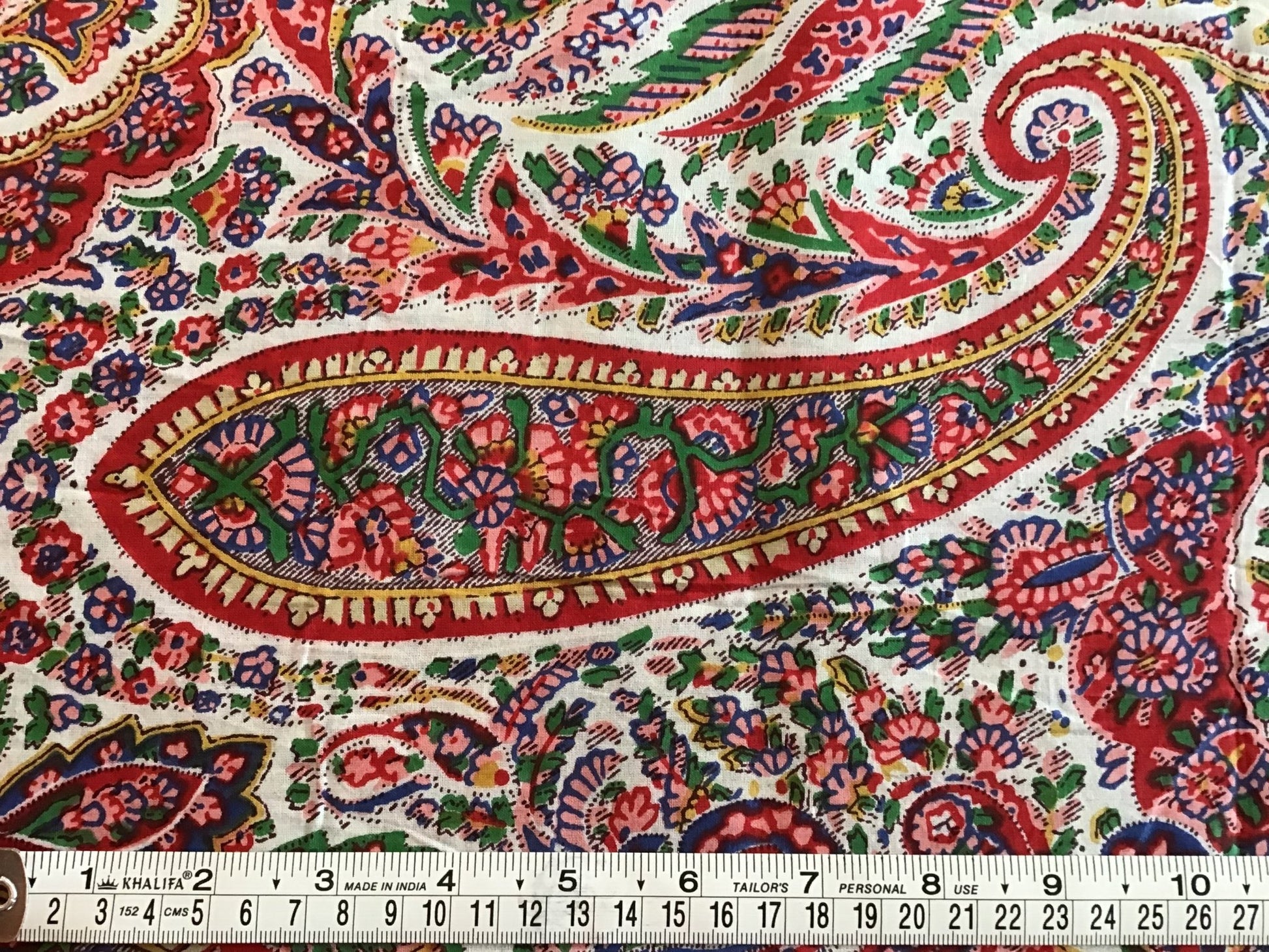 Gypsy floral Screen Printed Fabric 100% Cotton - Violet Elizabeth - Haberdashery