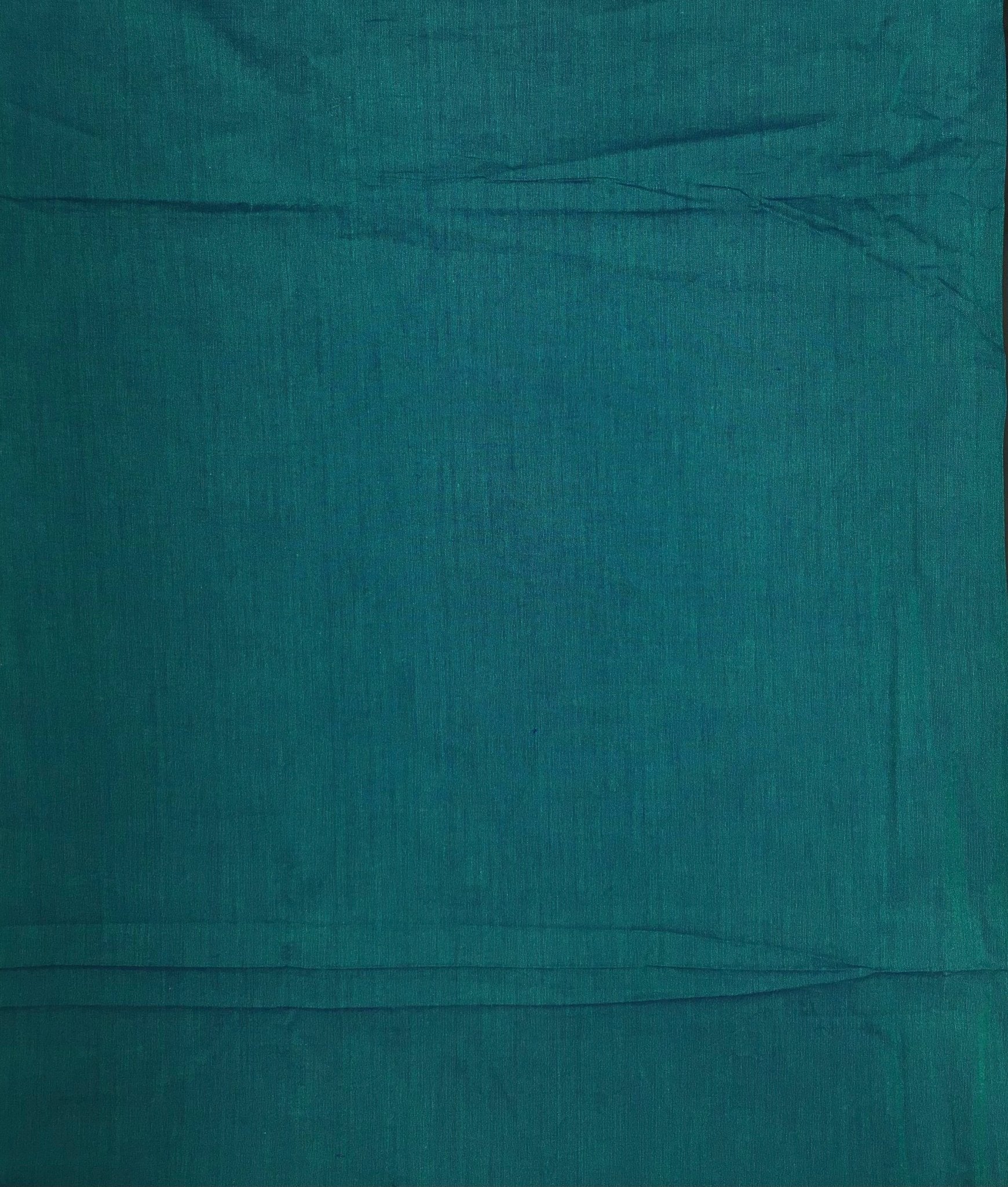 Hand loom two tone blue/green fabric - Violet Elizabeth - Haberdashery
